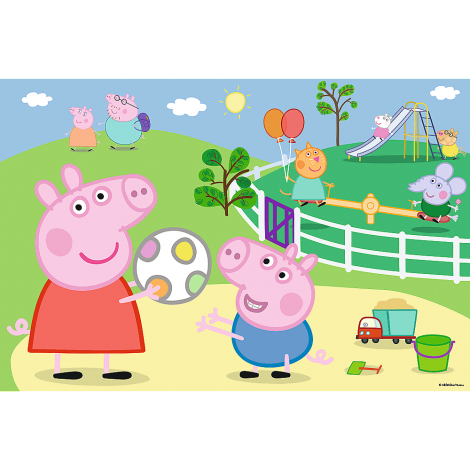 Puzzle Trefl 60el Świnka Peppa: Zabawy w gronie przyjaciół - 2
